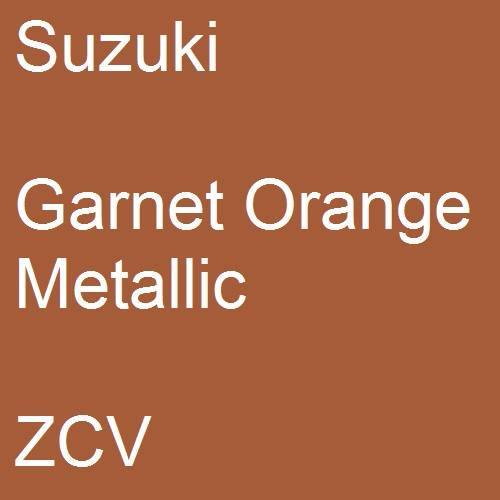 Suzuki, Garnet Orange Metallic, ZCV.